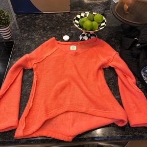 Coral sweater